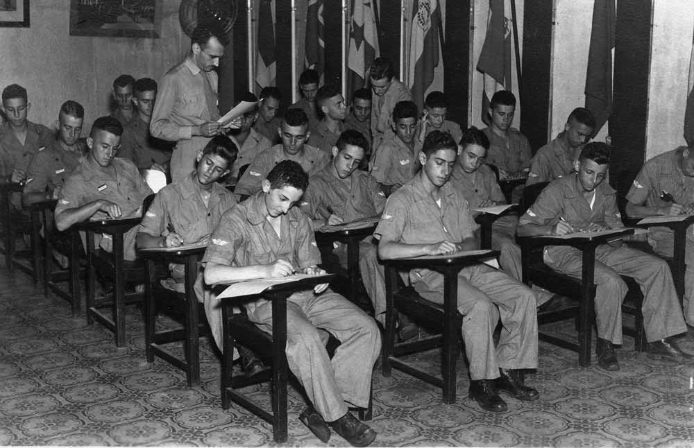 Embry-Riddle Brazil students taking written qualification test.