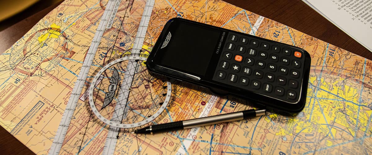 Calculator and map
